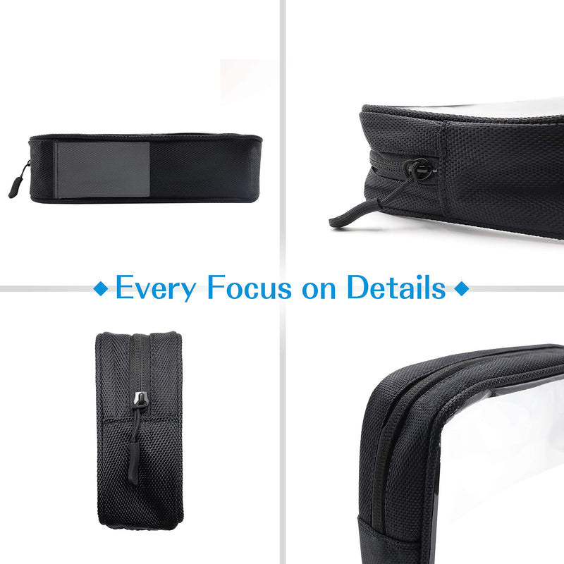 [Australia] - Procase TSA Approved Travel Toiletry Bag Pouch, Matte Clear Travel Organizer Airport Carry-On Checkpoint Airline Compliant Storage Bag for Toiletries Liquids Creams and Cosmetics 