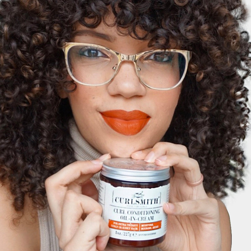 [Australia] - Curlsmith - Curl Conditioning Oil in Cream - Vegan Leave in Conditioner for Curly and Coily Hair (8oz) 8 Fl Oz (Pack of 1) 