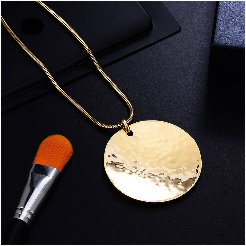 [Australia] - welbijoux Pendant Necklace Silver Gold Chunky Chain Costume Bohemian Necklaces for Women Girls with Gifts Box 