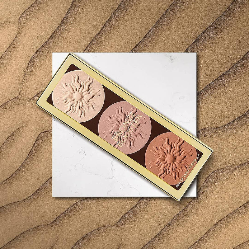 [Australia] - Physicians Formula - Bronze Booster Glow-Boosting Strobe and Contour Palette - Contouring and Highlighting Palette - Universally Flattering Shades - with Special Angled Brush for Targeted Application Pressed Bronzer 