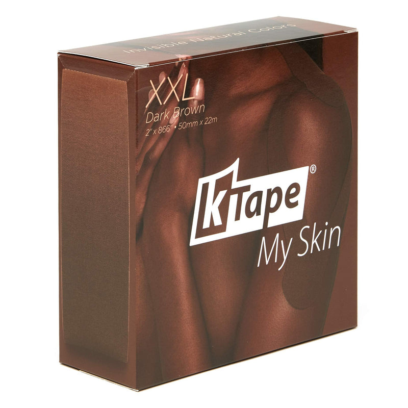 [Australia] - K-Tape My Skin - XXL 22m Roll - Dark Brown 