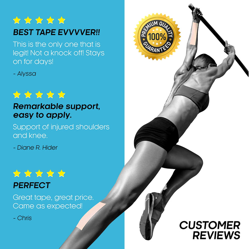 [Australia] - SpiderTech Gentle-Therapeutic Kinesiology Tape Roll for Hyper Sensitive and Radiated Skin 2"x16.4'50mmx5m Single Roll 