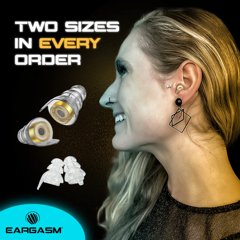 [Australia] - Eargasm High Fidelity Earplugs for Concerts Musicians Motorcycles Noise Sensitivity Conditions and More (Premium Gift Box Packaging) (Gold) Gold 