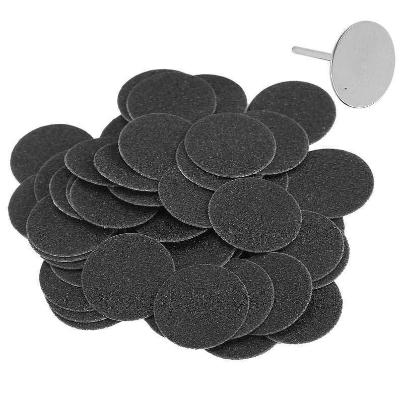 [Australia] - 50PCS Feet Grinder Sandpaper Sanding Disc Pedicure Tool Sanding Discs Sandpaper for Hard Dead Skin Cracked Heel Cracked Heels Dead Skin(φ25mm) φ25mm 