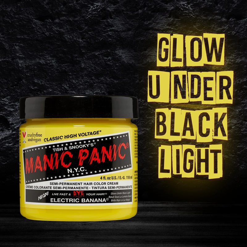 [Australia] - Manic Panic High Voltage Classic Cream Formula, Electric Banana, 0.118 kg, 612600110128 