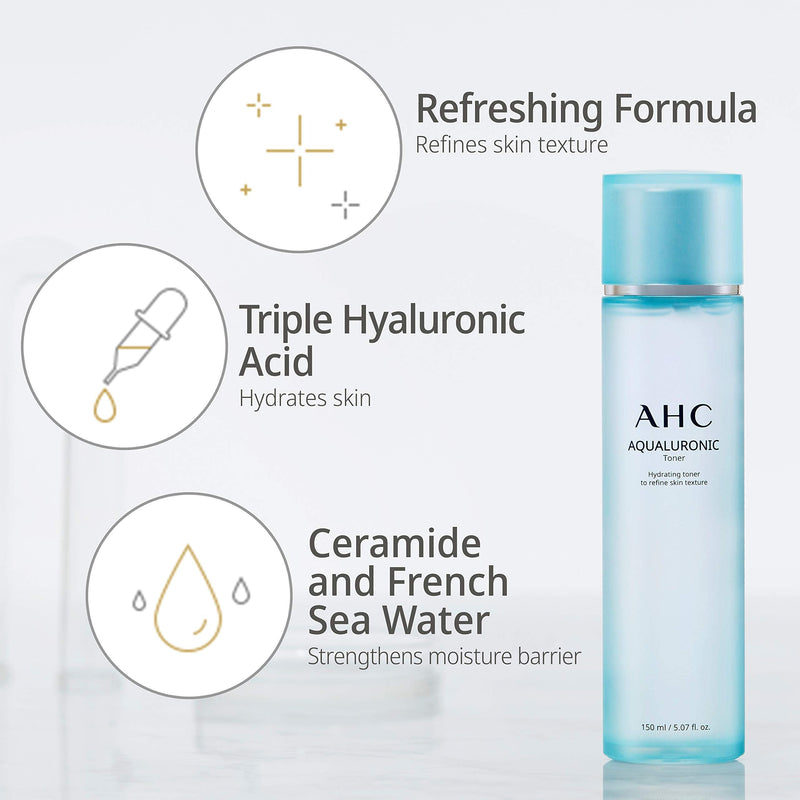 [Australia] - AHC Hydrating Aqualuronic Toner For Face Korean Skincare 150 ml 