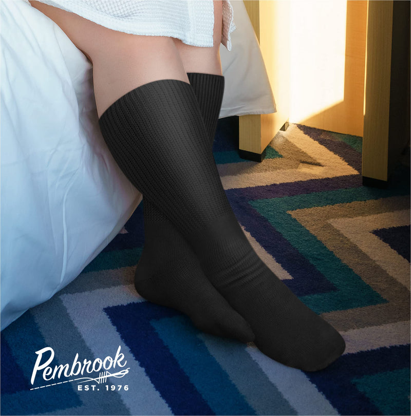 [Australia] - Pembrook Extra Wide & Diabetic Ankle Socks with Grips Bundle 