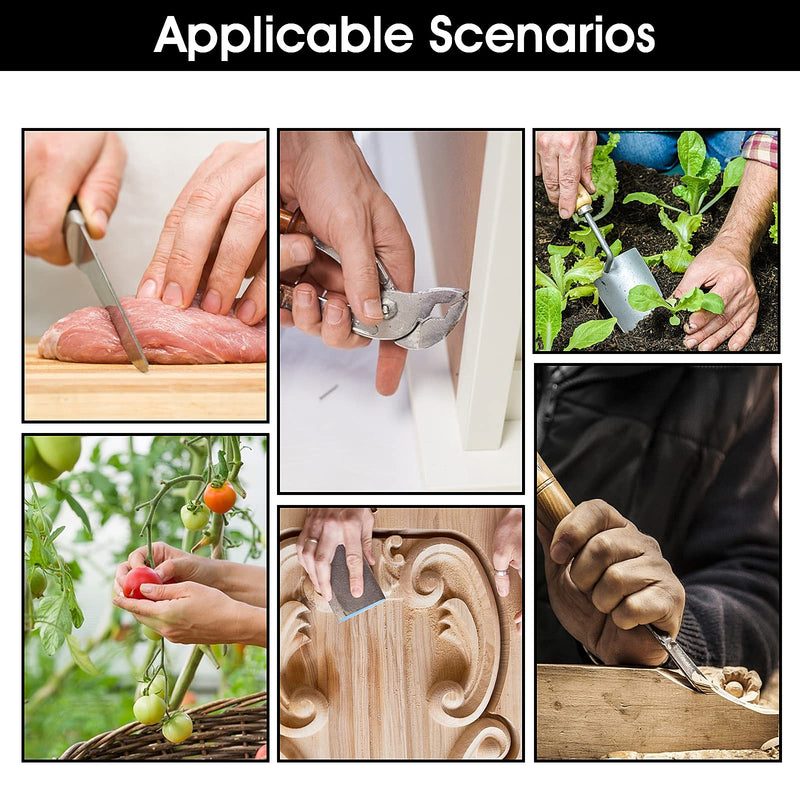 [Australia] - Molain Finger Cots Cut Resistant Protection, 10 Pieces Reusable Finger Thumb for Work,Kitchen,Garden,Sculpture 