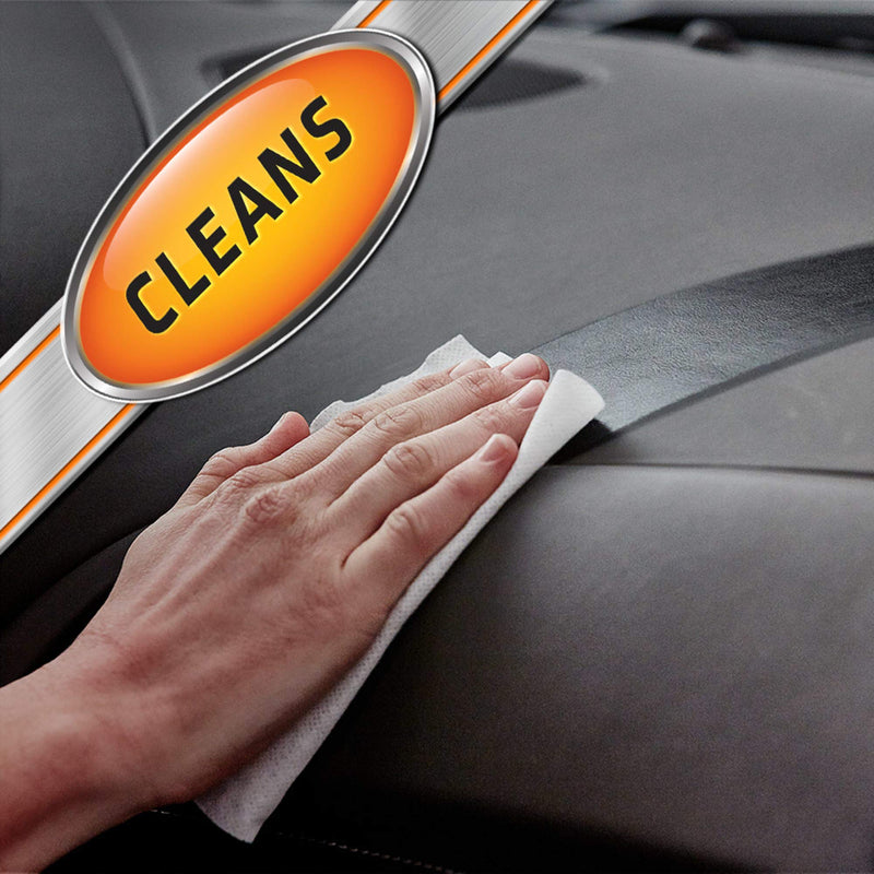 [Australia] - Car Interior Cleaner Wipes by Armor All, Car Cleaning Wipes with Orange Cleans Dirt and Dust in Cars, Trucks and Motorcycles, 25 Count 