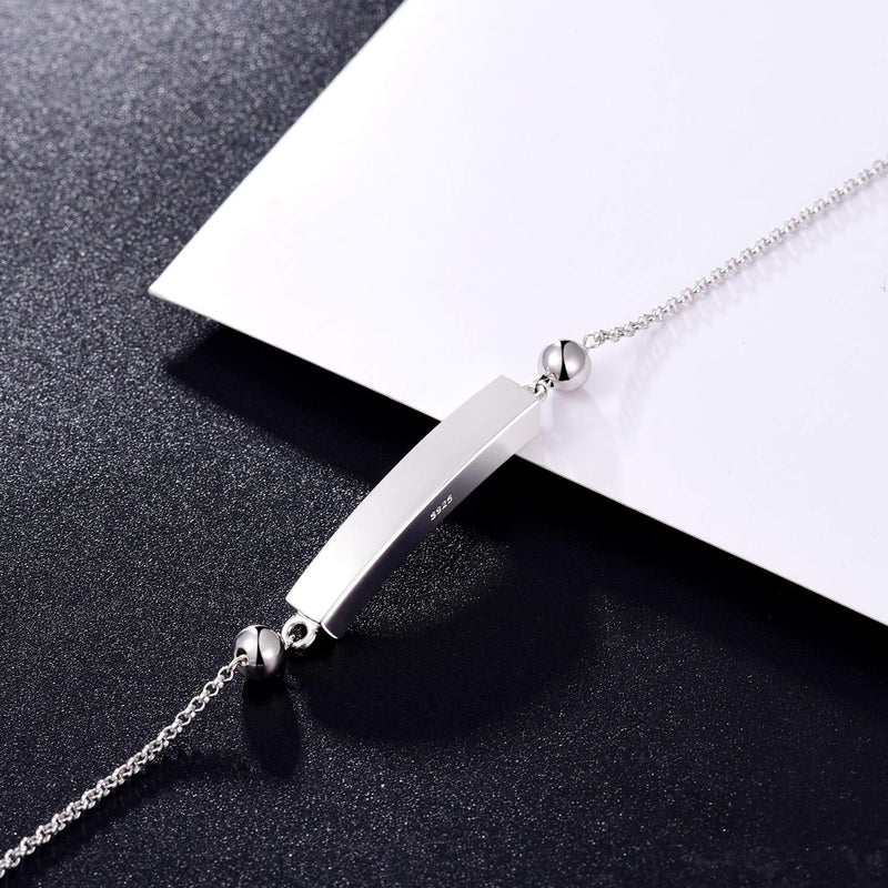 [Australia] - Jinlou 925 Sterling Silver Urn Bracelet for Ashes Memorial Loved Ones Cremation Bangle ash Jewelry 