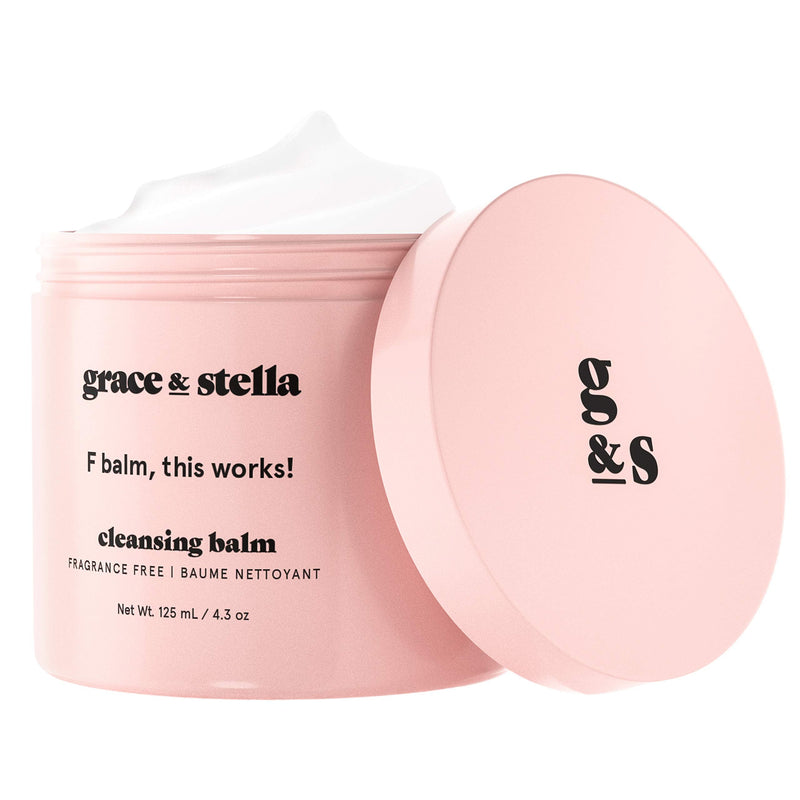 [Australia] - Makeup Melt Cleansing Balm - F-Balm - Vegan - Makeup Cleansing Balm - Makeup Remover Balm (125 ml) By grace and stella 