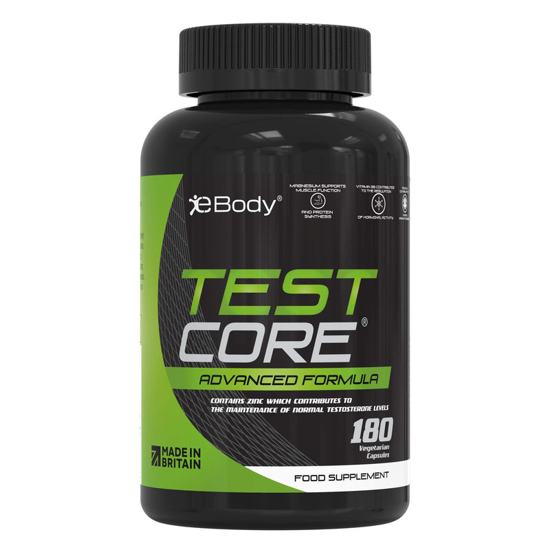 [Australia] - Testcore Testosterone Boosters for Men contains Zinc which Contributes to the Maintenance of Normal Testosterone Levels (180 Vegetarian Capsules) 