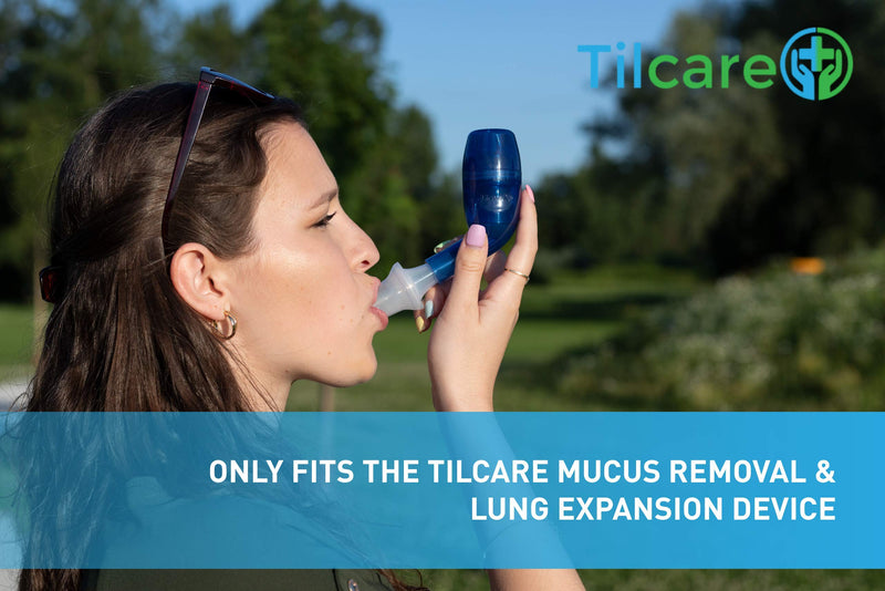 [Australia] - Bacterial & Viral Filters Kit for Mucus Relief Cleanser & Lung Expansion Exerciser by Tilcare - Cough Assist Filter - Cleanses the air to Aid with Therapy and keeps your device clean -10 filters added 