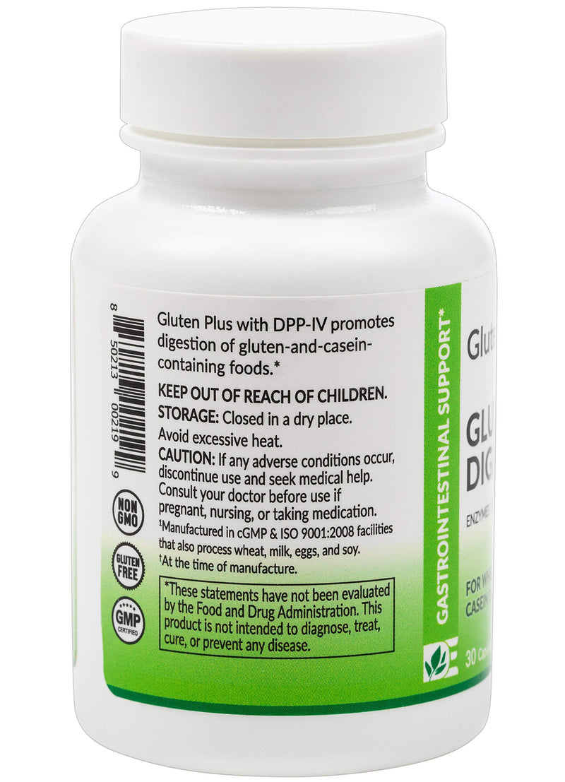 [Australia] - Gluten Digestive Enzyme - Digestive Support - Gluten Enzyme - Supplement for Digesting Gluten - Gut Health Support & Nutrient Absorption | 30 Count 30 Count (Pack of 1) 