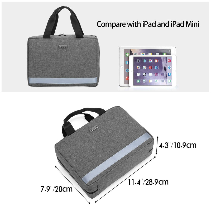 [Australia] - Trunab Small First Aid Kit Bag Empty Portable Emergency Kits Trauma Bag, Ideal for Car, Home, Camping and Hiking, Grey, Bag ONLY - Patented Design 
