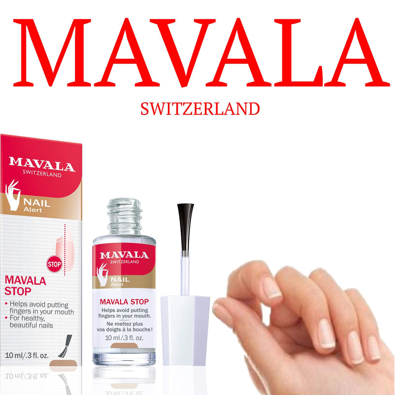 [Australia] - Mavala Stop Deterrent Nail Polish Treatment | Nail Care to Help Stop Putting Fingers In Your Mouth | For Ages 3+ | 0.3 Fl Oz 0.3 Fl Oz (Pack of 1) 