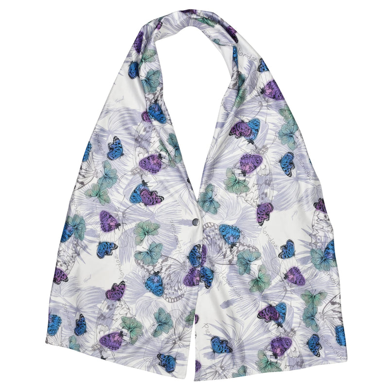 [Australia] - Celley 3 Pack Adult Bib Dining Scarf For Women, Washable Microsuede Material Fashionable Food Clothing Protectors 
