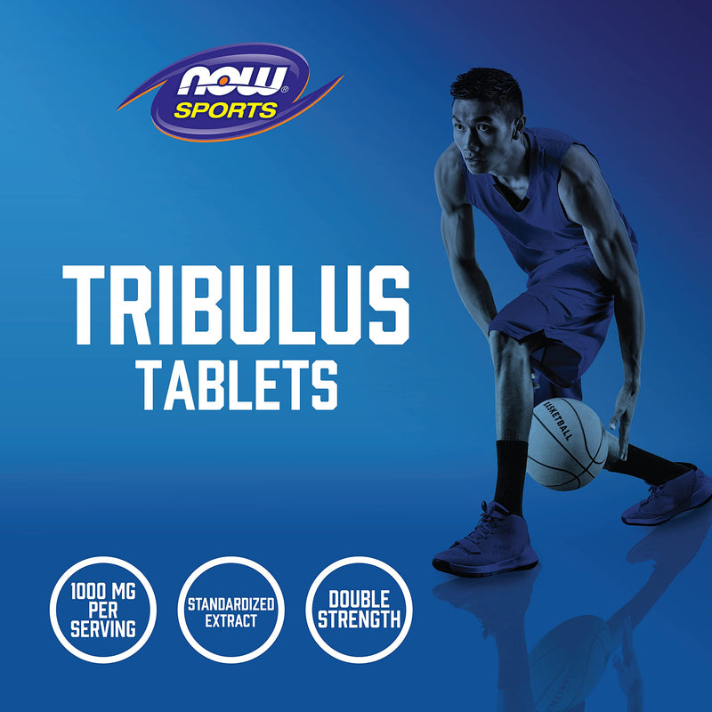 [Australia] - NOW Sports Nutrition, Tribulus (Tribulus terrestris) 1000 mg, Double Strength, Men's Health, 180 Tablets 
