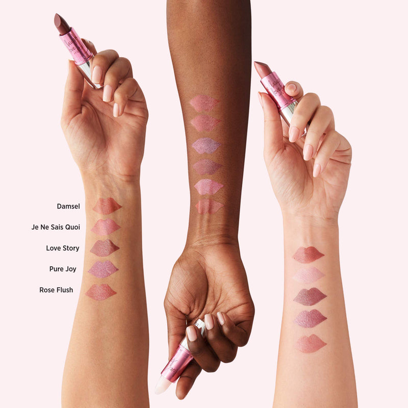 [Australia] - IT Cosmetics Vitality Lip Flush 4-in-1 Reviver Lipstick Stain, Love Story - Long-Wear Color + Hydration - With Shea Butter, Aloe, Jojoba, Plum Oil & Cherry Oil - 0.11 oz 