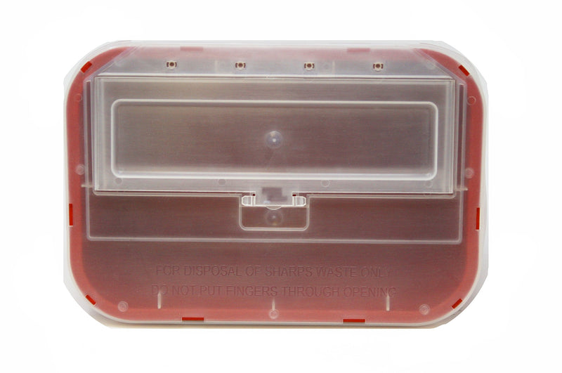 [Australia] - One Gallon Sharps Containers with Pop Up Lid (Two Pack) by Oakridge Products 