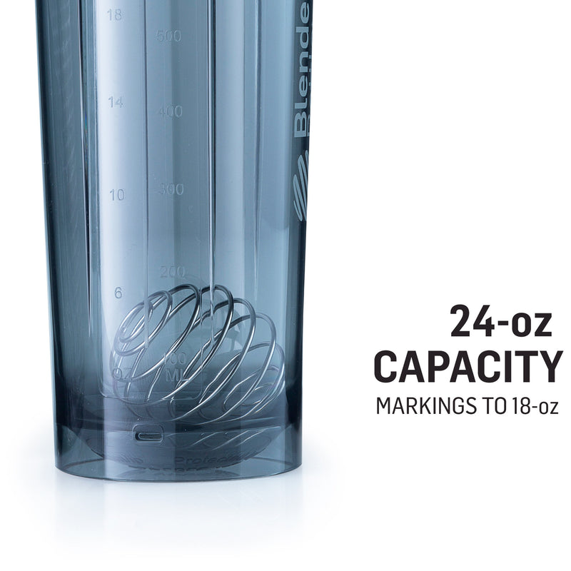 [Australia] - BlenderBottle Shaker Bottle Pro Series Perfect for Protein Shakes and Pre Workout, 24-Ounce, Black 
