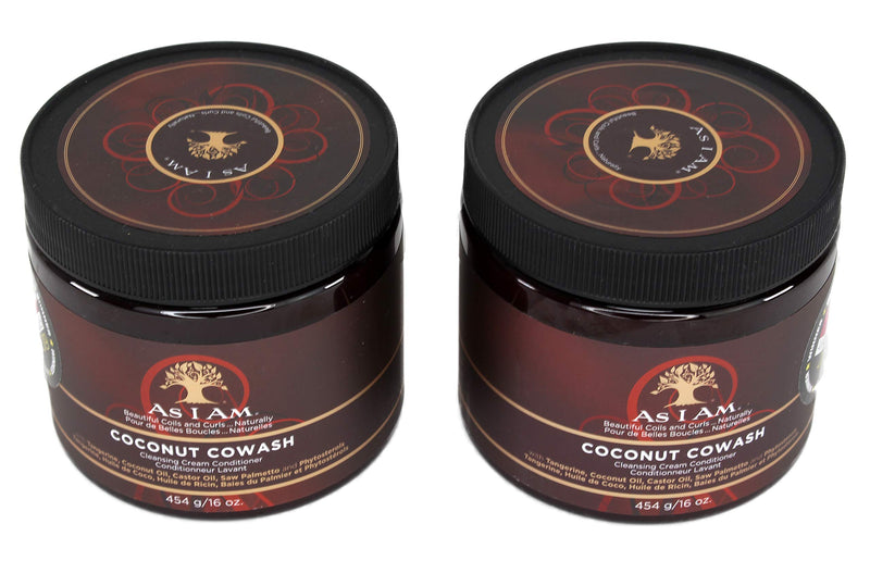 [Australia] - AS I AM Coconut Cowash 16oz (Pack of 2 - Set of 2) Conditioner 