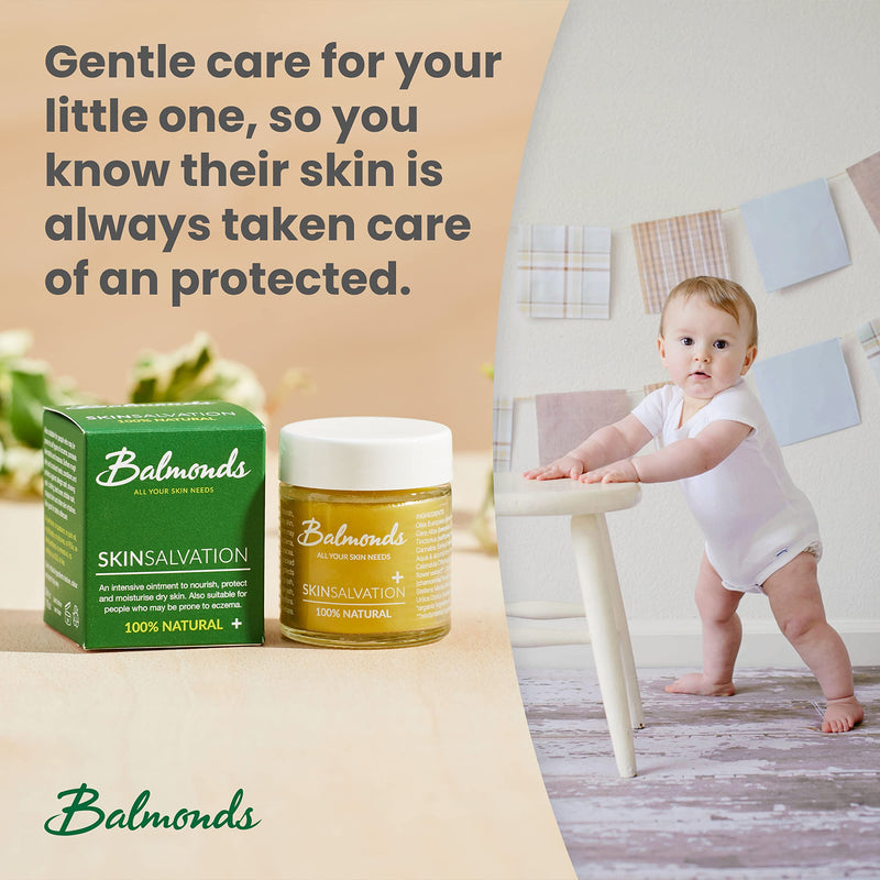 [Australia] - Balmonds Skin Salvation Eczema Cream 60ml - Eczema, Psoriasis and Dermatitis Ointment for Babies, Children and Adults - Made in UK 60 ml (Pack of 1) 