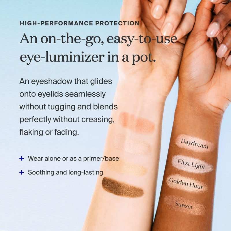 [Australia] - Supergoop! Shimmershade, Sunset - 0.18 oz - Long-wearing Cream Eyeshadow with Broad Spectrum SPF 30 Sunscreen - Instantly Brightens Eye Area - Won’t Crease, Flake or Fade 