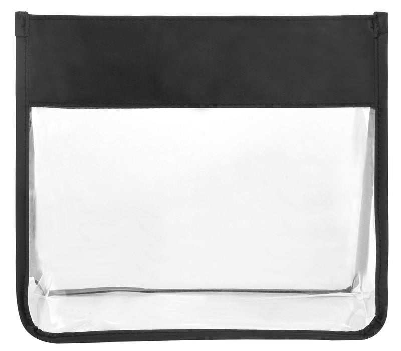 [Australia] - Clear makeup bag cosmetic case & transparant tolietriy kit travel toiletries bag with durable zipper and main pouch 