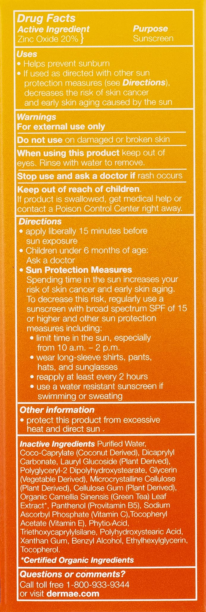 [Australia] - derma e Antioxidant Natural Sunscreen SPF 30 Oil-Free Face Lotion with Vitamin C and Green Tea, 2 Ounce 