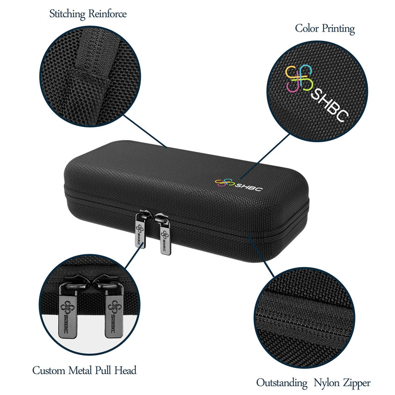 [Australia] - SHBC Insulin Cooler Travel Case for Diabetic Organize Medication Insulated Cooling Bag with 2 Ice Packs Black 