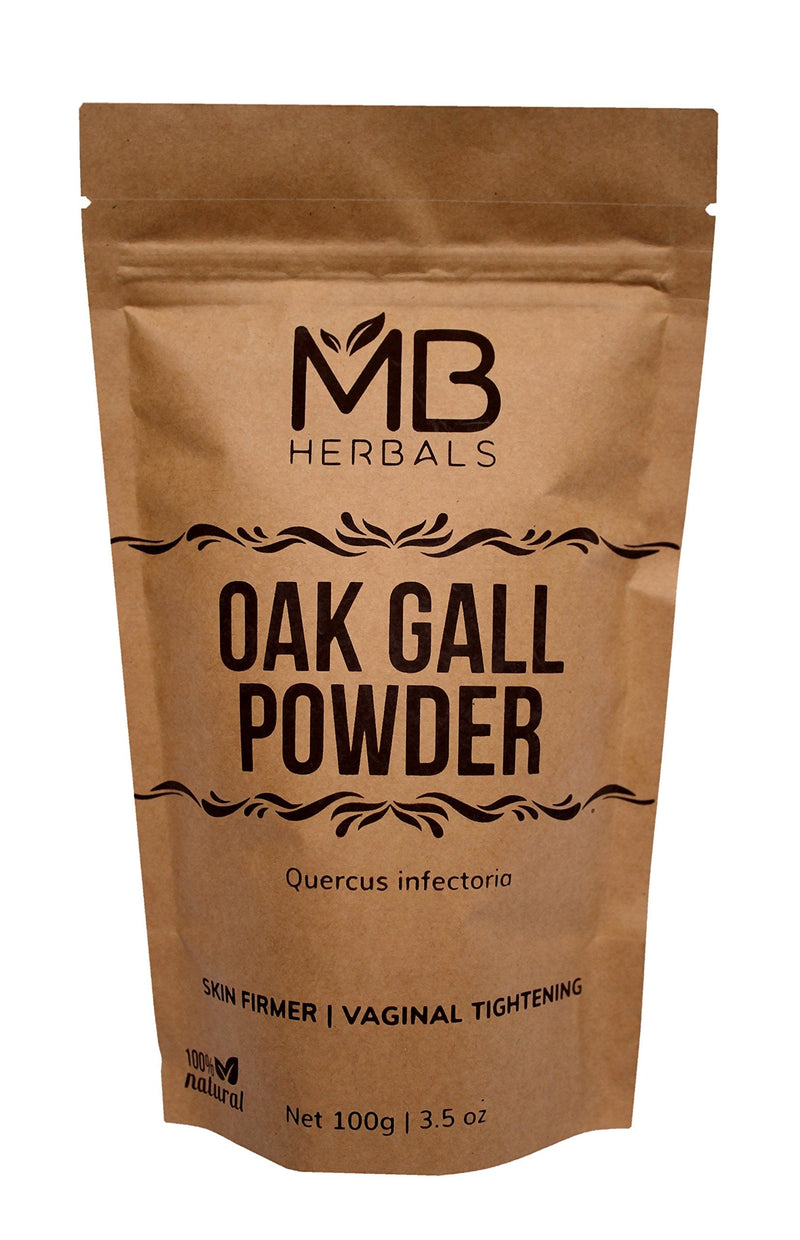 [Australia] - MB Herbals Pure Oak Gall Powder 100g / 3.5 oz - 100% Pure Quercus Infectoria / Majuphal / Manjakani 
