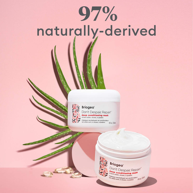 [Australia] - Briogeo Don’t Despair, Repair! Deep Conditioning Hair Mask for Dry, Damaged or Color Treated Hair - Repairs Straight, Wavy and Curly Hair, 8 Ounces 8 Ounce (Pack of 1) 
