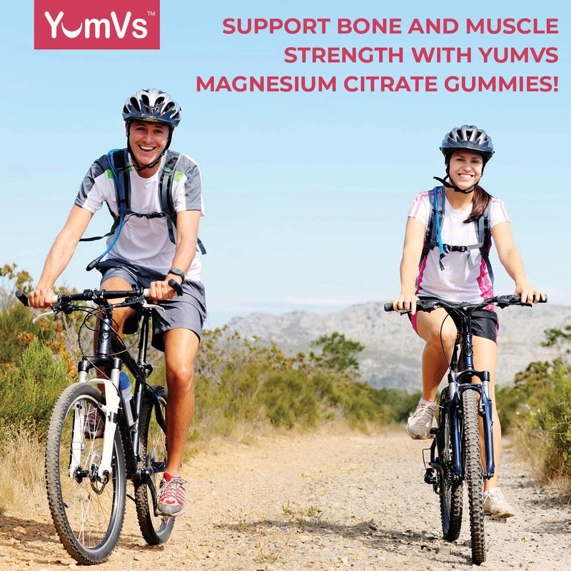 [Australia] - Magnesium Citrate Gummies by YumVs | 900mg Magnesium Citrate (102mg of Elemental Magnesium) | Highly Absorbable Citrate | Supports Nerve, Enzyme & Muscle Function for Adults | 90 Count 