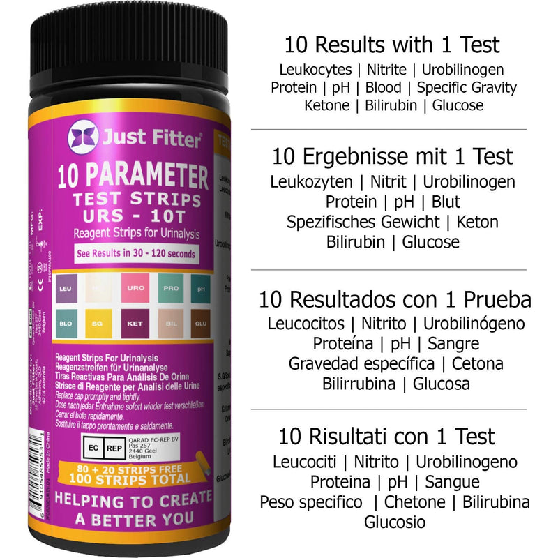 [Australia] - UTI Urine Test Strips. Urinary Tract Infection Strip. Simple, Fast and Accurate Results. Urinalysis Home Testing Stick Kit for Ketone, pH, Glucose, Nitrite, Leukocytes to Help Monitor Your Health. 1 Bottle 