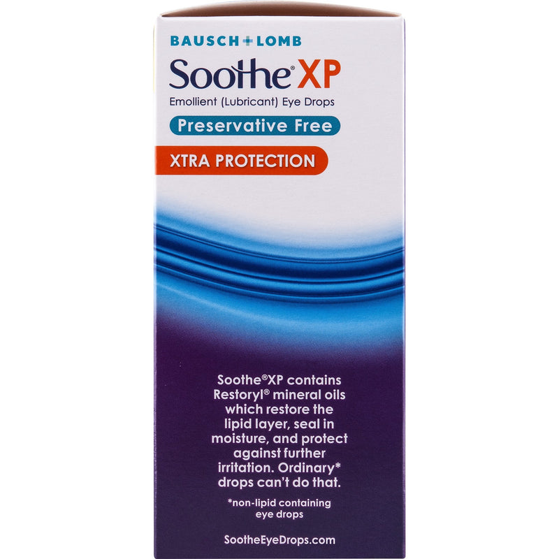 [Australia] - Eye Drops by Bausch & Lomb, Lubricant Relief for Dry Eyes, Soothe XP, Preservative Free, Single Use Dispensers, 0.3 mL, 30 Count 