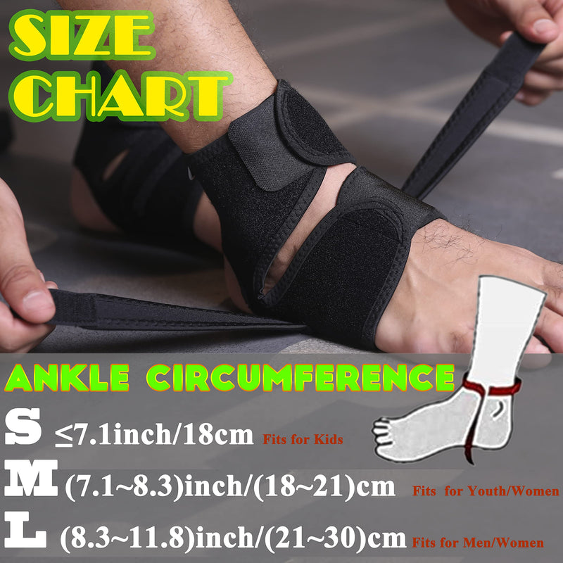 [Australia] - HiRui Ankle Wraps Ankle Brace for Men Women Kids, Lightweight Ultra-thin High-elastic Compression Ankle Support Ankle Stabilizer for Sprains Arthritis Running, Breathable & Close-fitting (M, 2 Pack) Medium (Pack of 2) 