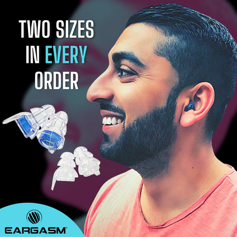 [Australia] - Eargasm High Fidelity Earplugs for Concerts Musicians Motorcycles Noise Sensitivity Conditions and More (Ear Plugs Come in Premium Gift Box Packaging) - Blue 