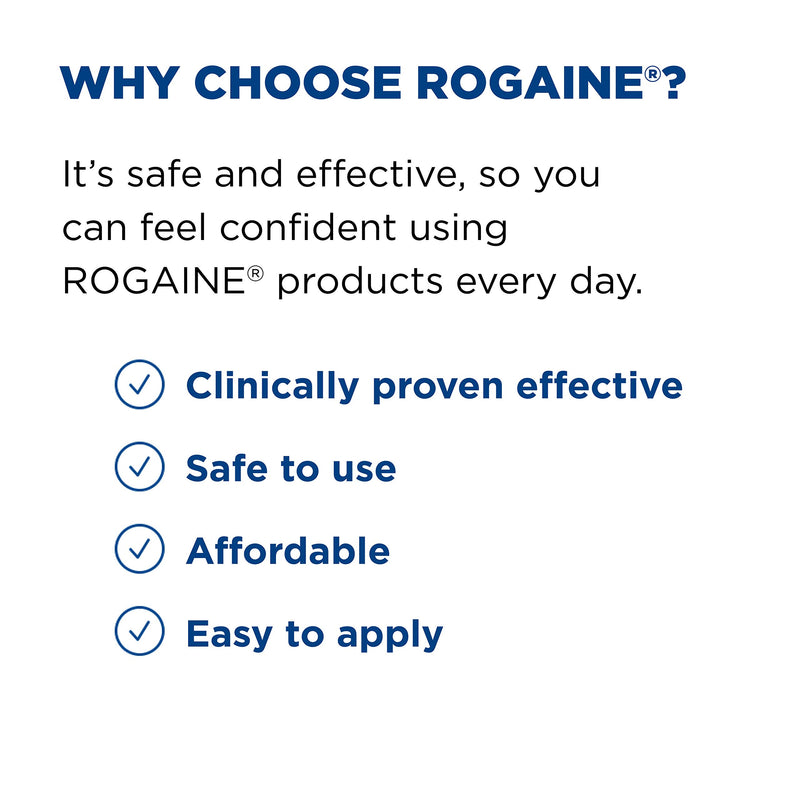 [Australia] - Men's Rogaine 5% Minoxidil Foam for Hair Loss and Hair Regrowth, Topical Treatment for Thinning Hair, 1-Month Supply Mens Rogaine Foam 1 month 