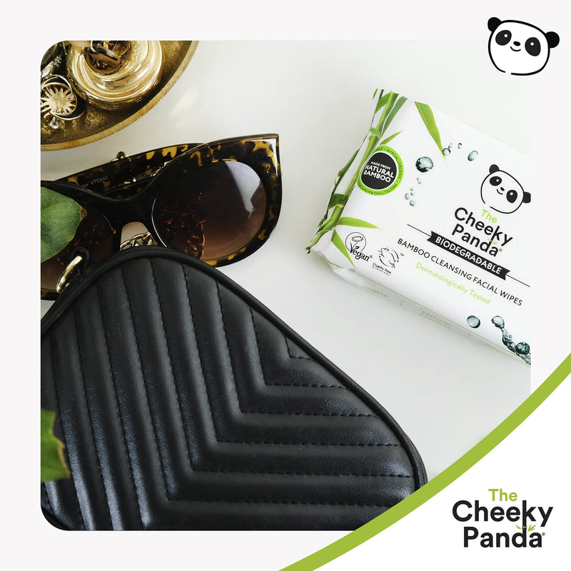 [Australia] - The Cheeky Panda – Facial Wipes, Coconut Scented | Pack of 25 Wipes | Make Up Remover, Hypoallergenic, Eco-Friendly, Super Soft, Kind to Skin & Sustainable 25 Count (Pack of 1) 