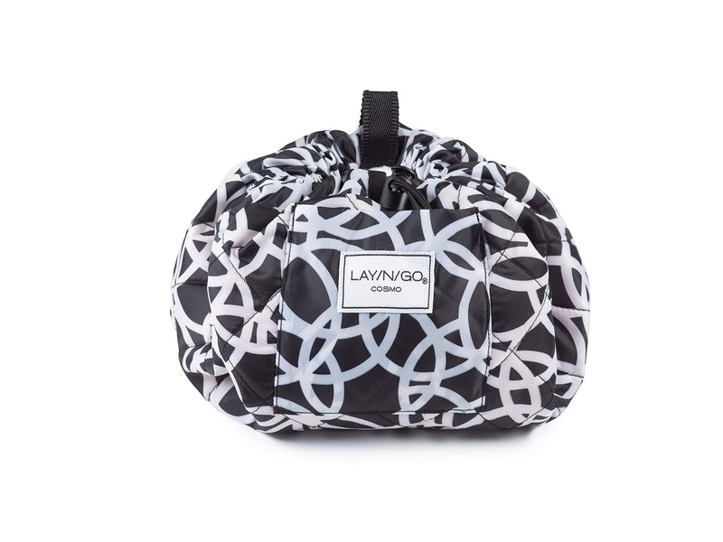 [Australia] - Lay-n-Go Drawstring Makeup Bag – Women’s Travel Cosmetic Case and Jewelry, Electronics, Toiletry Organizer – Rings 