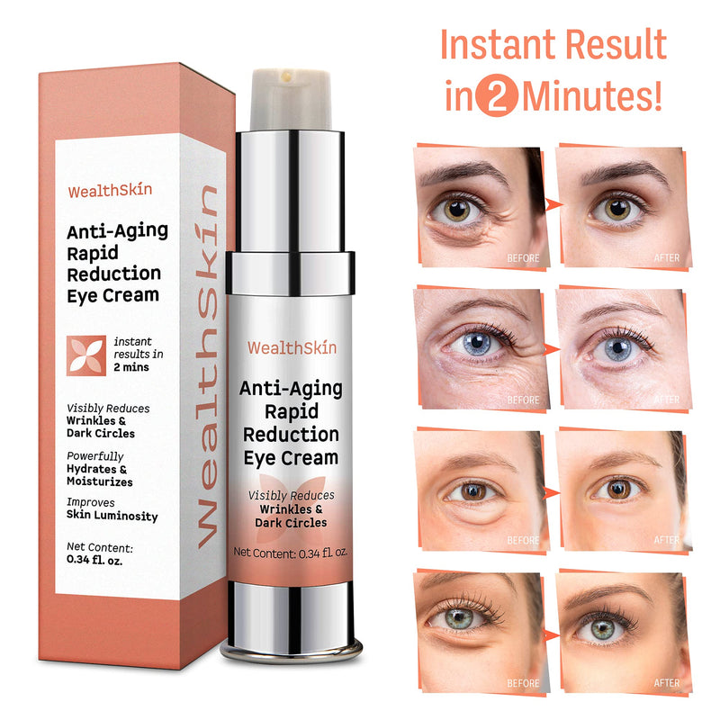[Australia] - Anti-Aging Rapid Reduction Eye Cream Visibly Reduce Under- Eye Bags, Wrinkles, Dark Circles, Fine Lines & Crow's Feet Instantly 2 minutes 