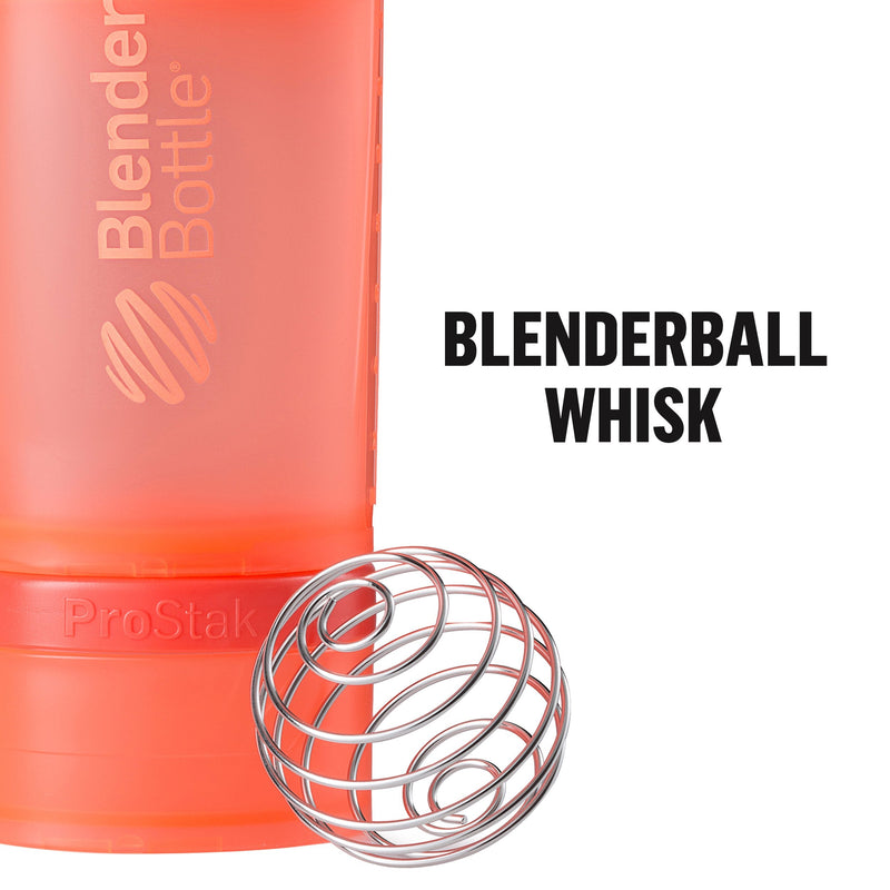[Australia] - BlenderBottle Shaker Bottle with Pill Organizer and Storage for Protein Powder, ProStak System, 22-Ounce, Pebble Grey 
