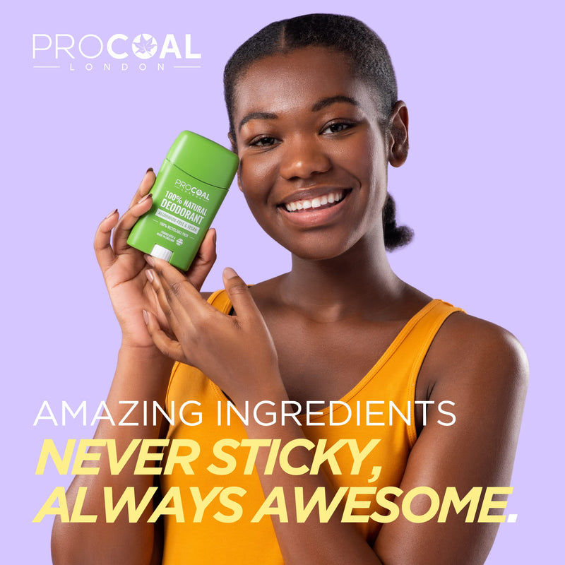 [Australia] - 100% Natural Deodorant Stick by Procoal - 100% Recyclable Pack, Aluminium Free, Baking Soda Free Deodorant For Women & Men, Cruelty-Free, Made in UK 