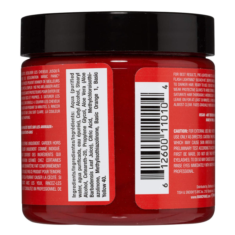 [Australia] - Manic Panic Cream Formula Semi-Permanent Hair Colour – Wildfire Biondo chiaro 118 ml (Pack of 1) 