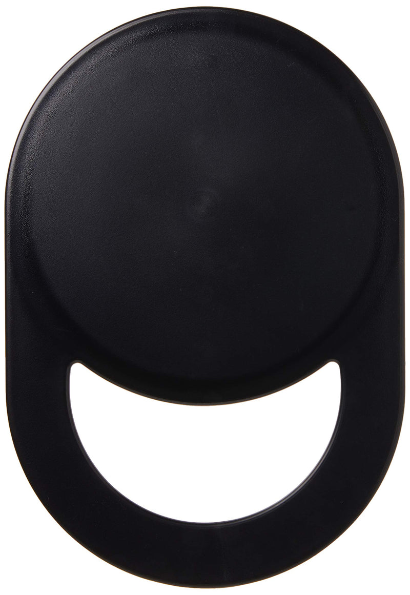 [Australia] - Diane Handle Mirror – Handheld Vanity Mirror with Circle Handle for Hanging – Medium Size (11” x 7.5”) for Travel, Bathroom, Desk, Makeup, Beauty, Grooming, Shaving, D1021 1-Sided Circle Handle Black 