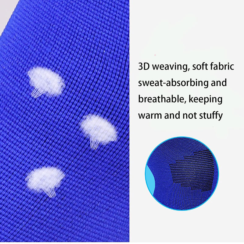 [Australia] - Kids Knee Brace,Knee Support,Teenagers Knee Sleeve,Sport Knee Protectors For Children(1 Pair) (Blue, Medium) Blue 