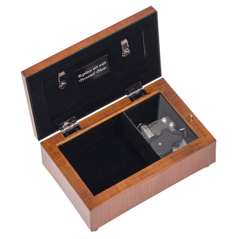 [Australia] - Cottage Garden My Friend Blessings Woodgrain Petite Music Box/Jewelry Box Plays That�S What Friends are for 