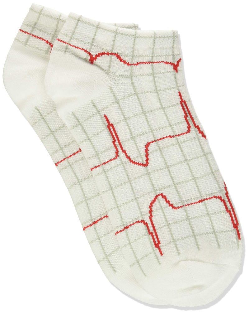 [Australia] - Prestige Medical 377-hrb Heartbeat Nurse Socks, white 