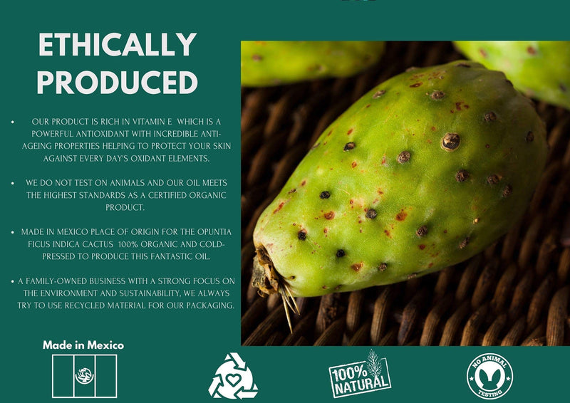[Australia] - Organic Prickly Pear Seed Oil for Skin and Hair 